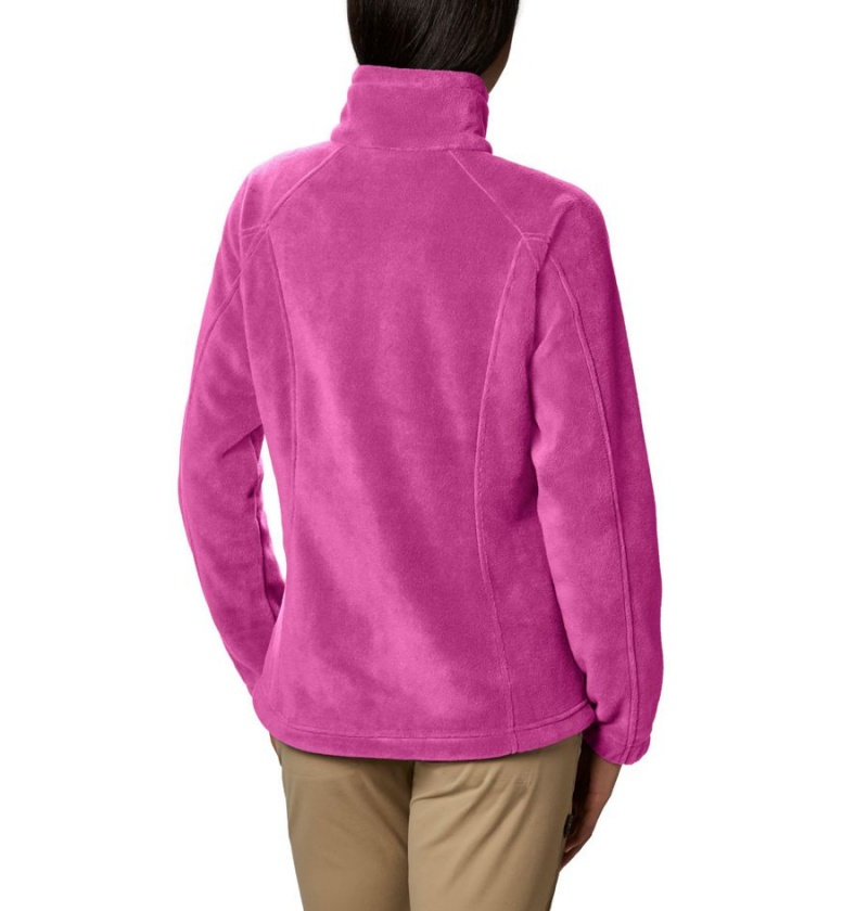 Columbia Benton Springs Full Zip Women's Fleece Jacket Purple | ZMBCYK-418