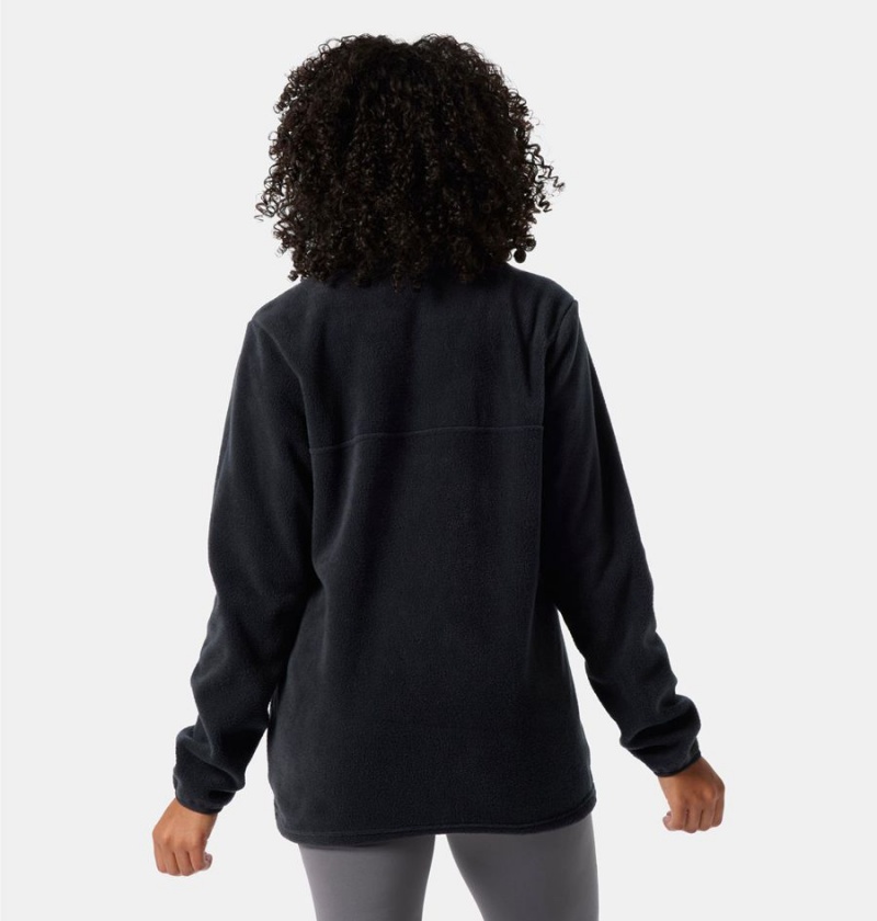 Columbia Benton Springs Half Snap Fleece Women's Pullover Black | CJSXBD-429