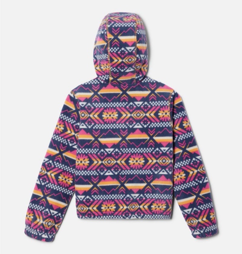 Columbia Benton Springs Half Zip Fleece Pullover Kids' Hoodie Coral | QAFOMJ-095