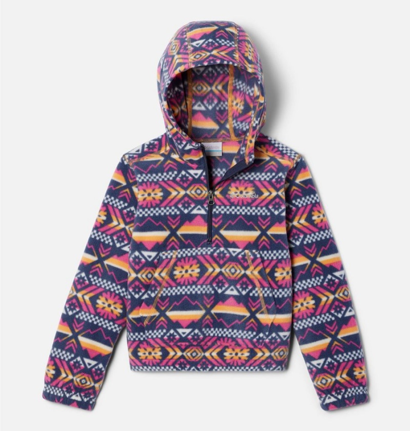 Columbia Benton Springs Half Zip Fleece Pullover Kids\' Hoodie Coral | QAFOMJ-095