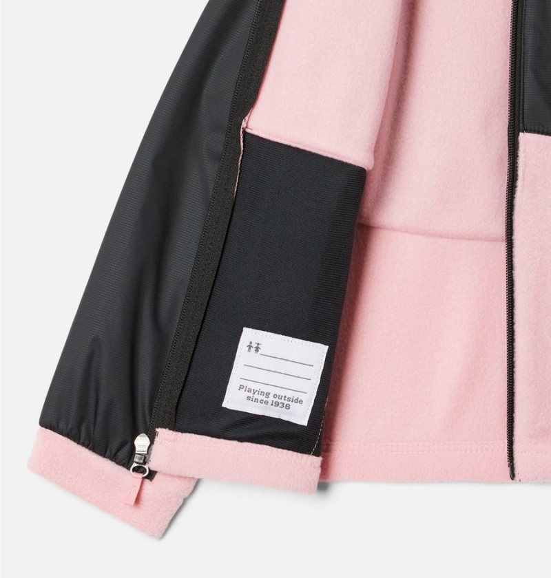 Columbia Benton Springs III Overlay Fleece Kids' Jacket Pink | ODIECA-721