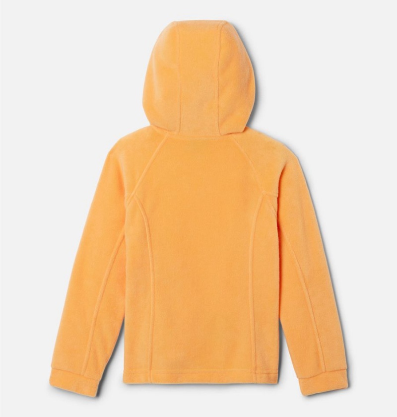 Columbia Benton Springs II Hooded Fleece Kids' Jacket Yellow | JNIPSC-764
