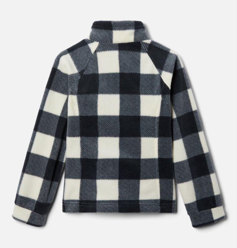 Columbia Benton Springs II Printed Fleece Kids' Jacket Black | VMXCFI-907