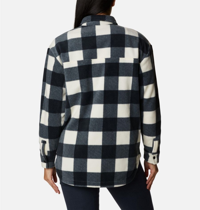 Columbia Benton Springs Shirt Women's Fleece Jacket Black | ZXEJKV-142