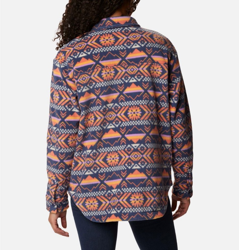 Columbia Benton Springs Shirt Women's Fleece Jacket Coral | MAZEHT-831
