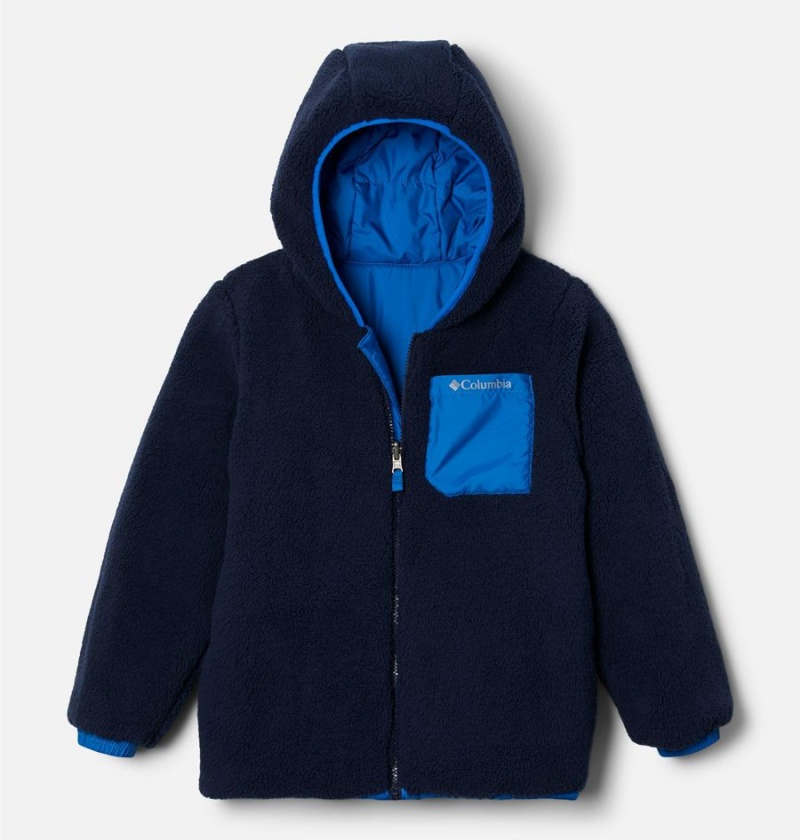 Columbia Big Fir Reversible Kids' Jacket Blue | ERGIDA-730