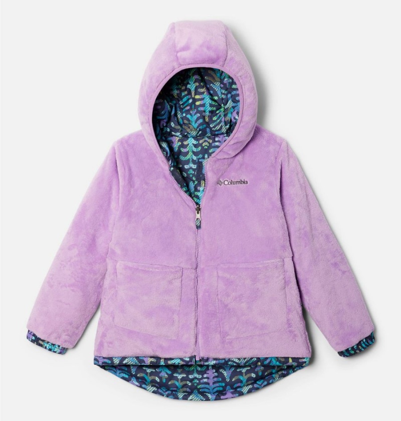 Columbia Big Fir Reversible Kids' Jacket Navy | TYBEDQ-571