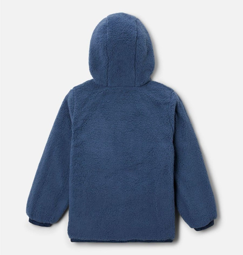 Columbia Big Fir Reversible Kids' Jacket Navy | IXQZMK-759