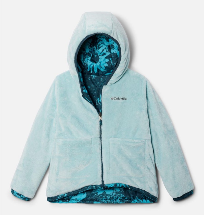 Columbia Big Fir Reversible Kids' Jacket Turquoise | GCYQKB-198