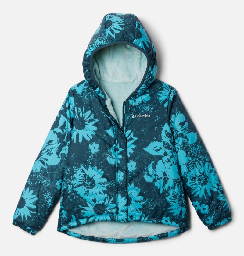 Columbia Big Fir Reversible Kids\' Jacket Turquoise | GCYQKB-198