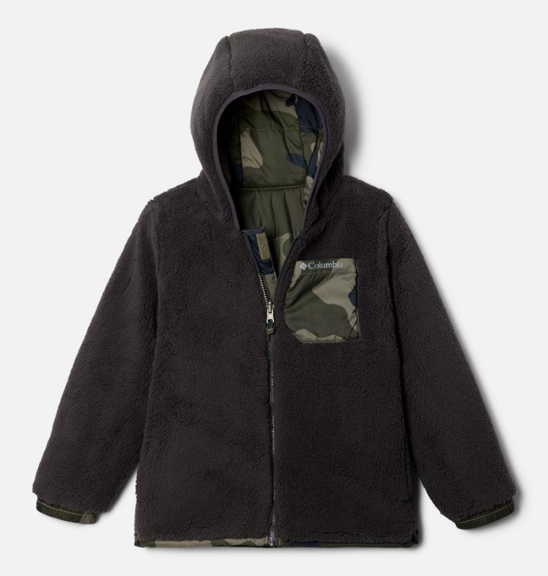 Columbia Big Fir Reversible Kids' Jacket Green | VXRATC-157