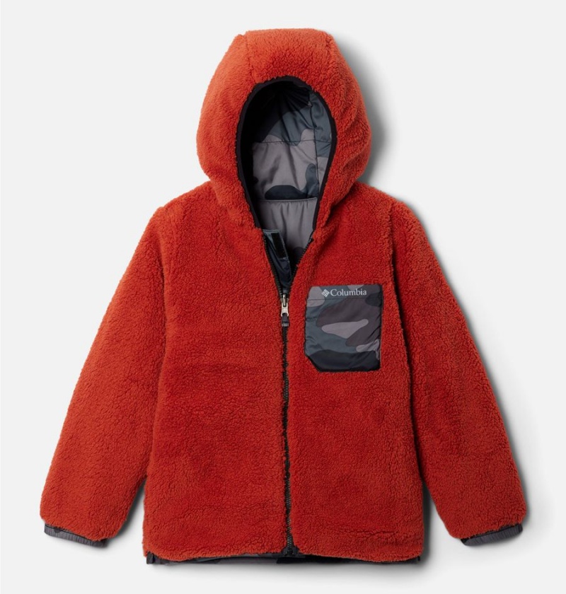 Columbia Big Fir Reversible Kids' Jacket Black | GFZCVW-756