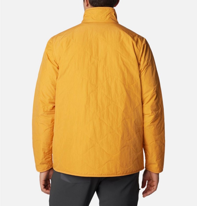 Columbia Birchwood Insulated Men's Puffer Jacket Yellow | NSVLYZ-753