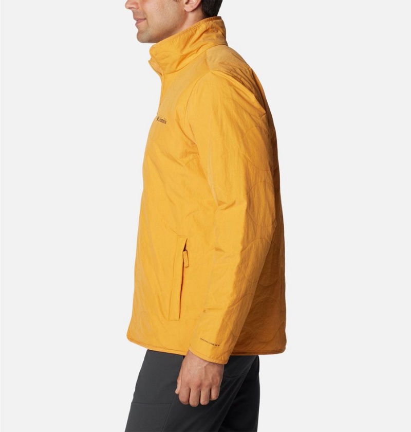 Columbia Birchwood Insulated Men's Puffer Jacket Yellow | NSVLYZ-753