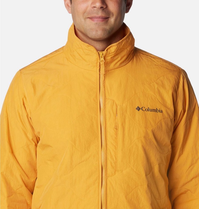 Columbia Birchwood Insulated Men's Puffer Jacket Yellow | NSVLYZ-753
