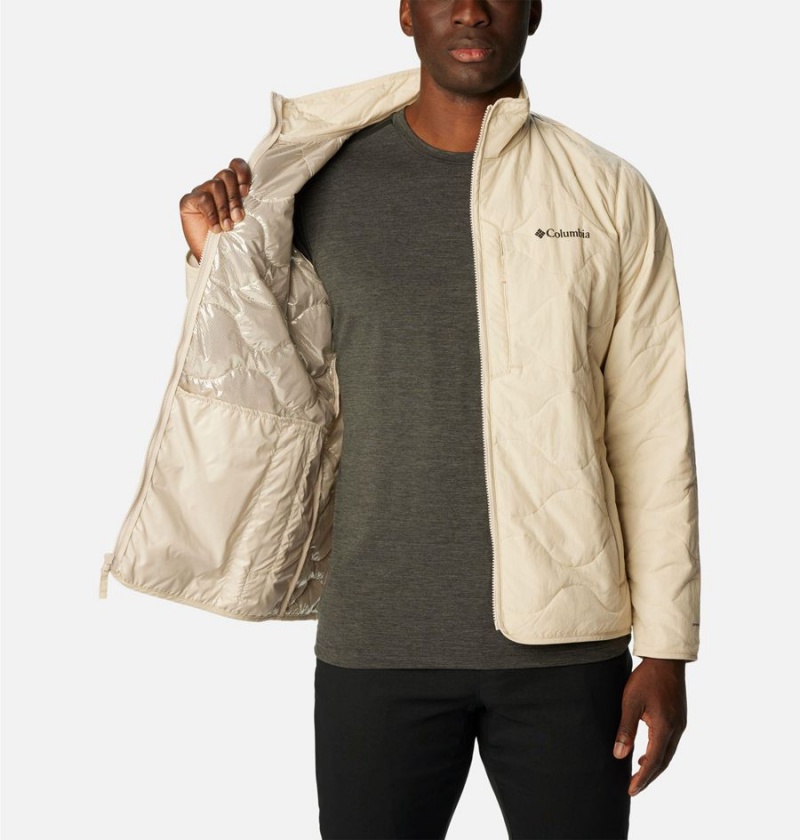 Columbia Birchwood Insulated Men's Puffer Jacket White | YUWAHE-748