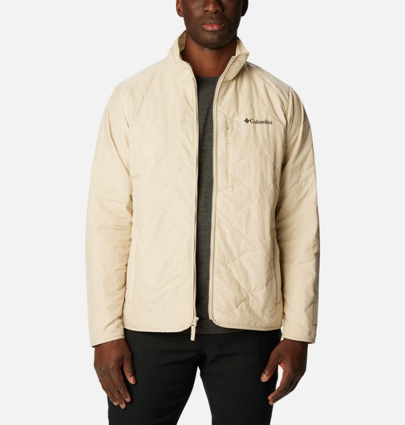 Columbia Birchwood Insulated Men's Puffer Jacket White | YUWAHE-748