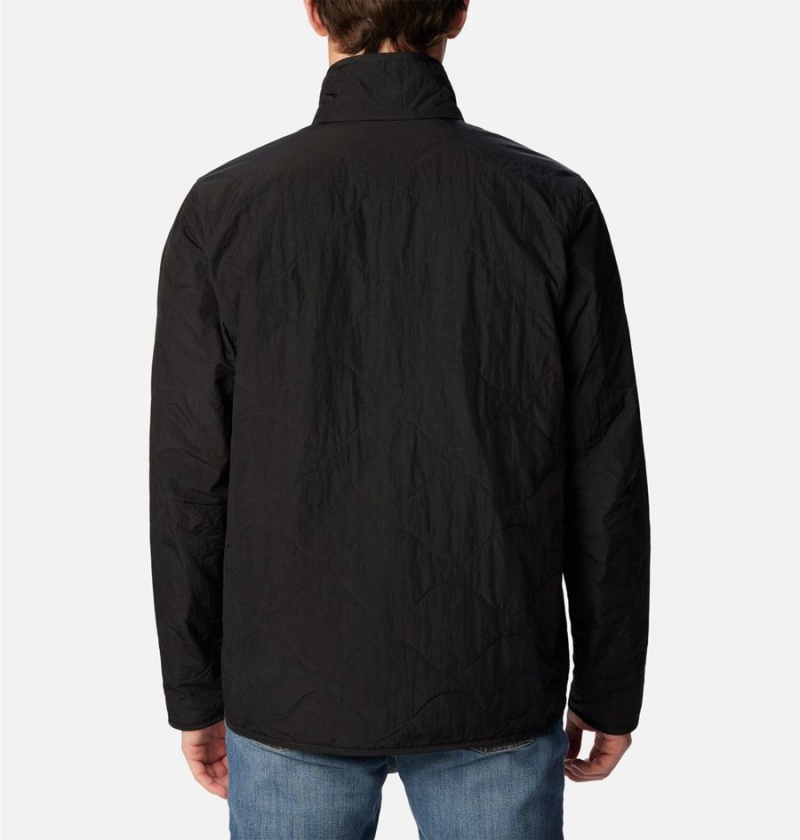 Columbia Birchwood Insulated Men's Puffer Jacket Black | FZHPWY-623