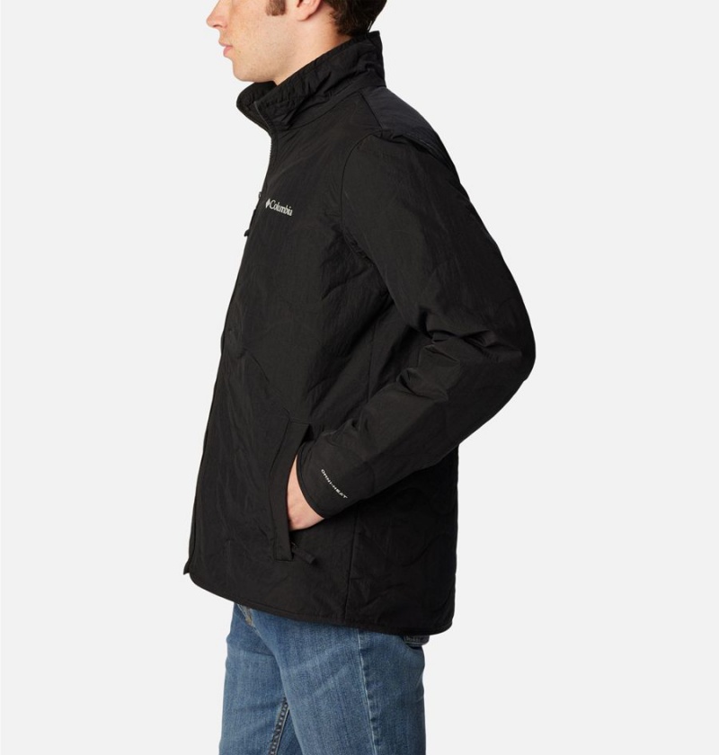 Columbia Birchwood Insulated Men's Puffer Jacket Black | FZHPWY-623