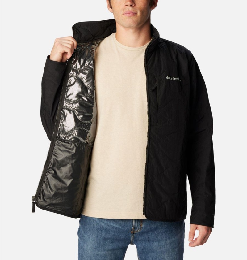 Columbia Birchwood Insulated Men's Puffer Jacket Black | FZHPWY-623