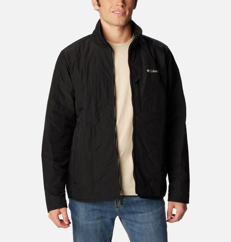 Columbia Birchwood Insulated Men's Puffer Jacket Black | FZHPWY-623