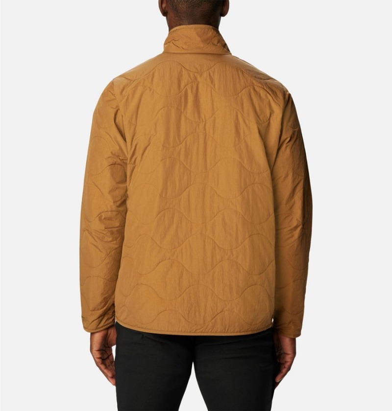 Columbia Birchwood Insulated Men's Puffer Jacket Brown | ZTOVHD-486