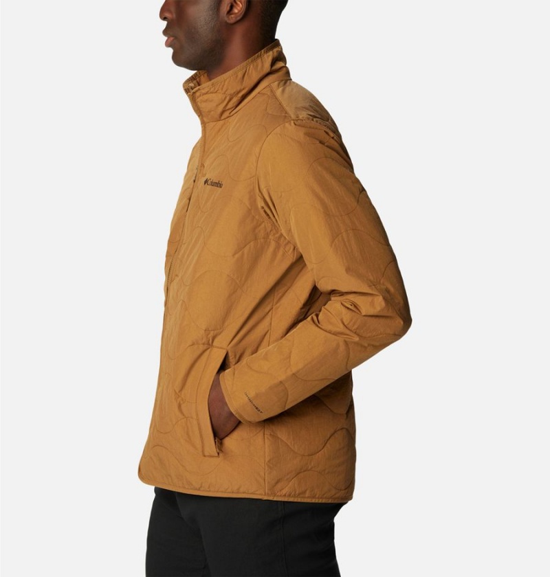 Columbia Birchwood Insulated Men's Puffer Jacket Brown | ZTOVHD-486