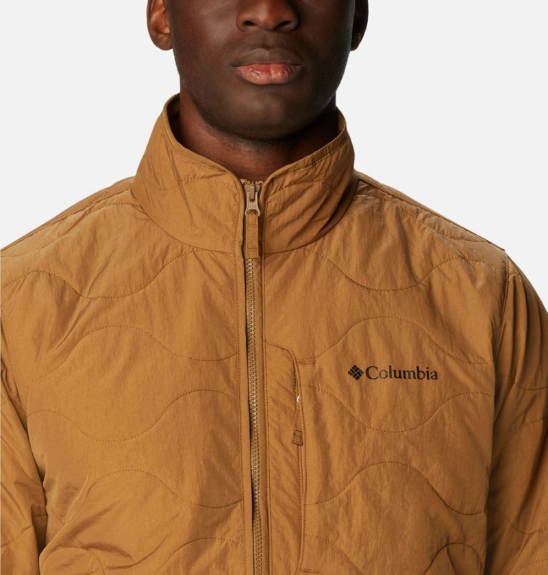 Columbia Birchwood Insulated Men's Puffer Jacket Brown | ZTOVHD-486