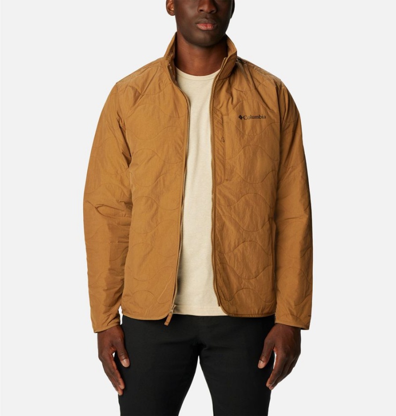 Columbia Birchwood Insulated Men's Puffer Jacket Brown | ZTOVHD-486