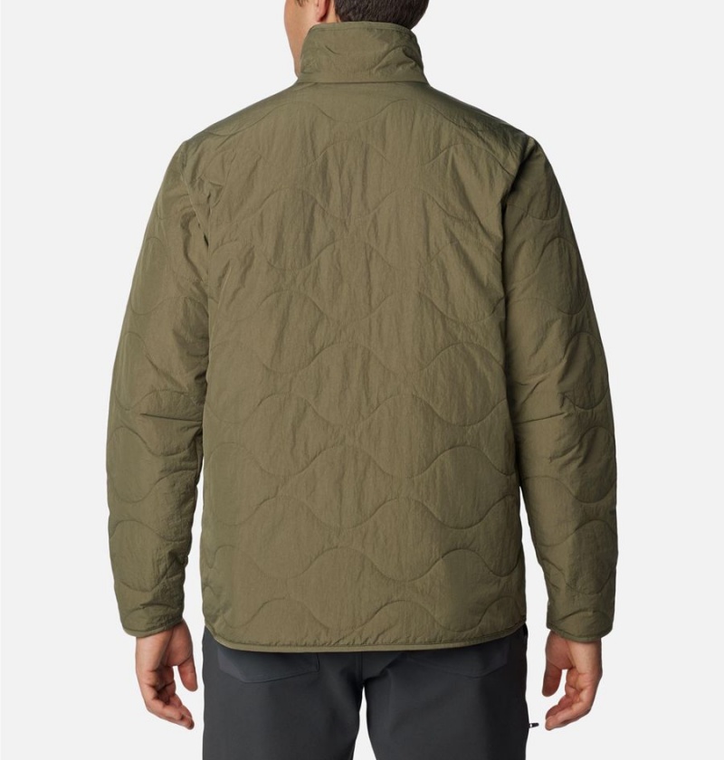 Columbia Birchwood Insulated Men's Puffer Jacket Green | HTSQXN-425