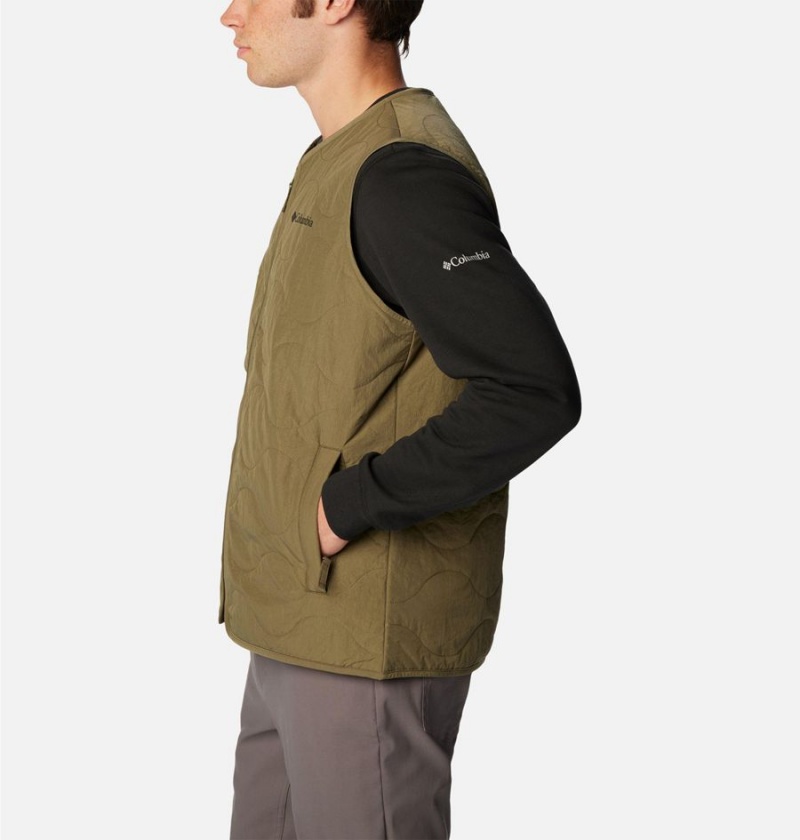 Columbia Birchwood Men's Vest Green | DITKOM-672