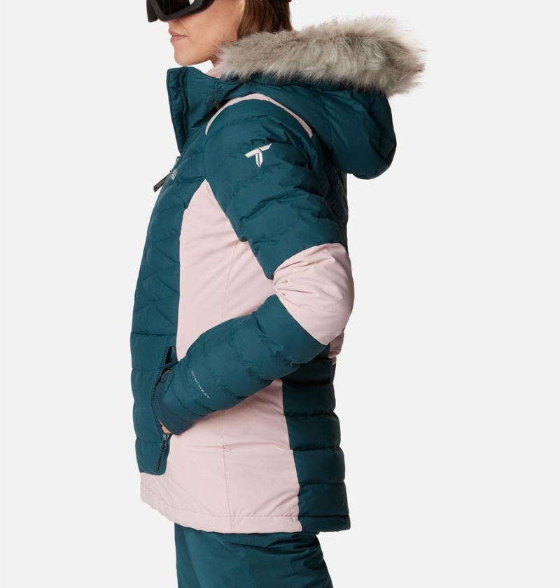 Columbia Bird Mountain II Insulated Women's Puffer Jacket Turquoise | XBYRDM-798