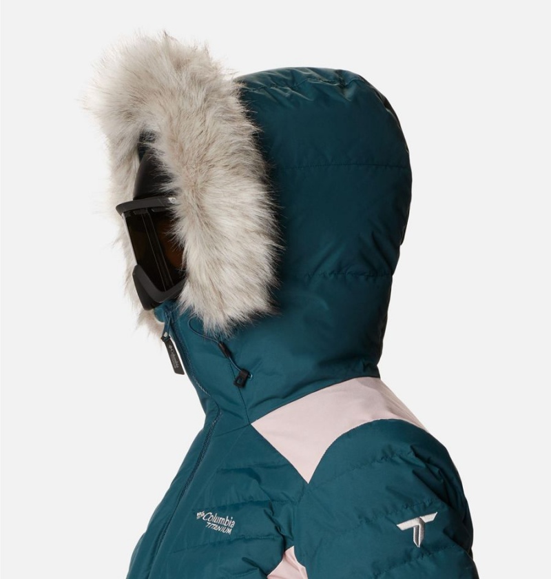 Columbia Bird Mountain II Insulated Women's Puffer Jacket Turquoise | XBYRDM-798