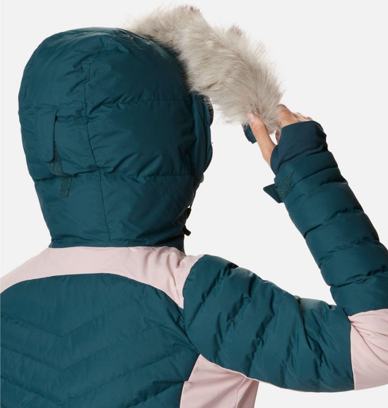 Columbia Bird Mountain II Insulated Women's Puffer Jacket Turquoise | XBYRDM-798
