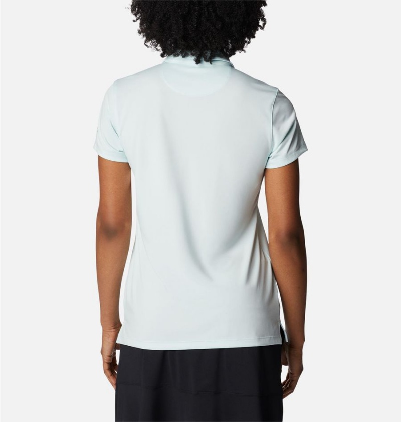 Columbia Birdie Golf Polo Women's T-Shirt Blue | FWQMXV-079