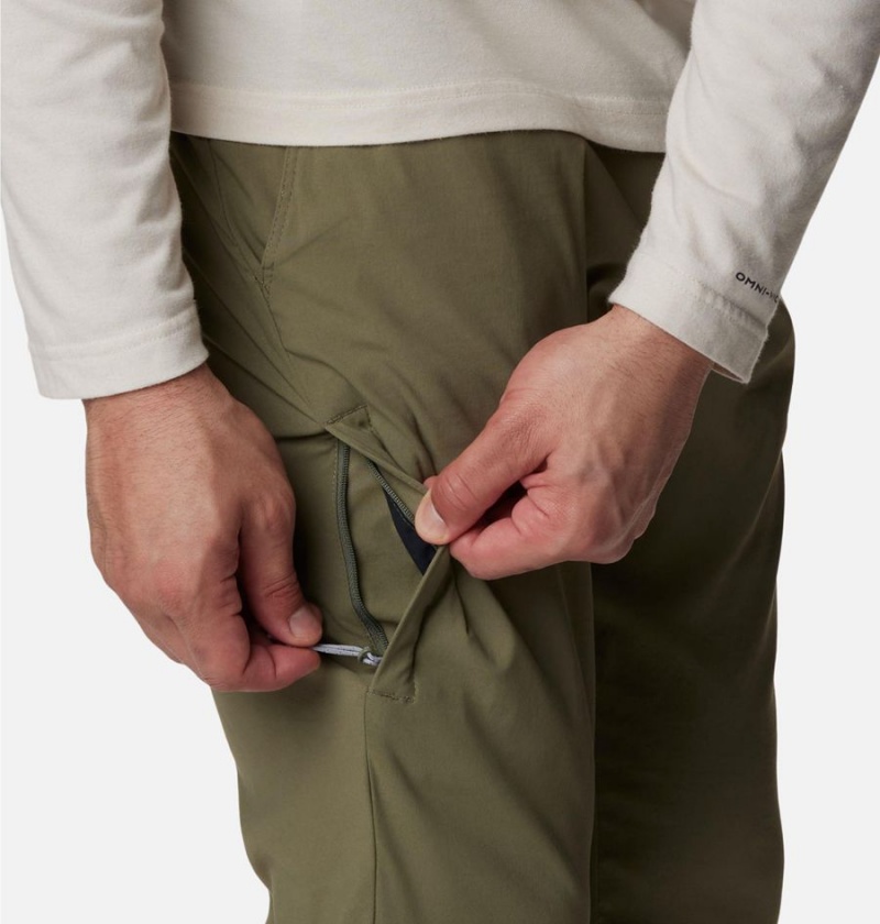 Columbia Black Mesa Tapered Men's Pants Green | FLKINH-452