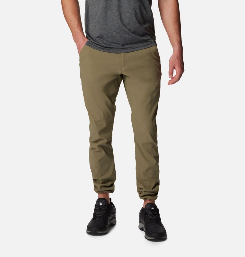 Columbia Black Mesa Woven Men's Pants Green | ZJLSNM-134