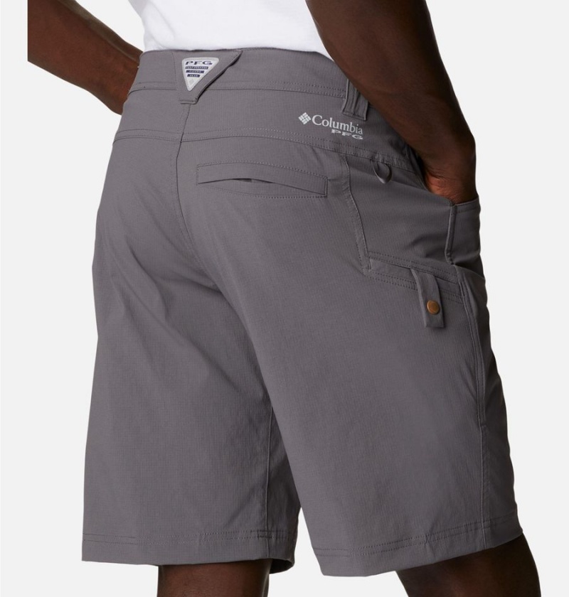 Columbia Blood 'N Guts Stretch Men's Shorts Grey | JASZYD-298
