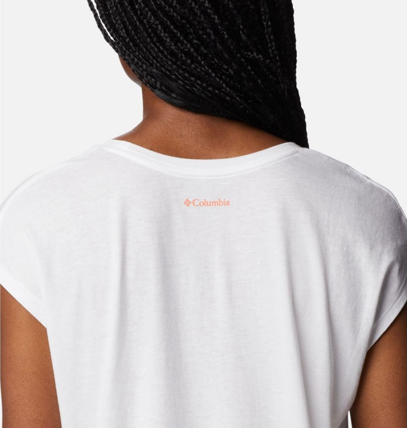 Columbia Bluebird Days Modern Women's T-Shirt White | ABYOFC-856