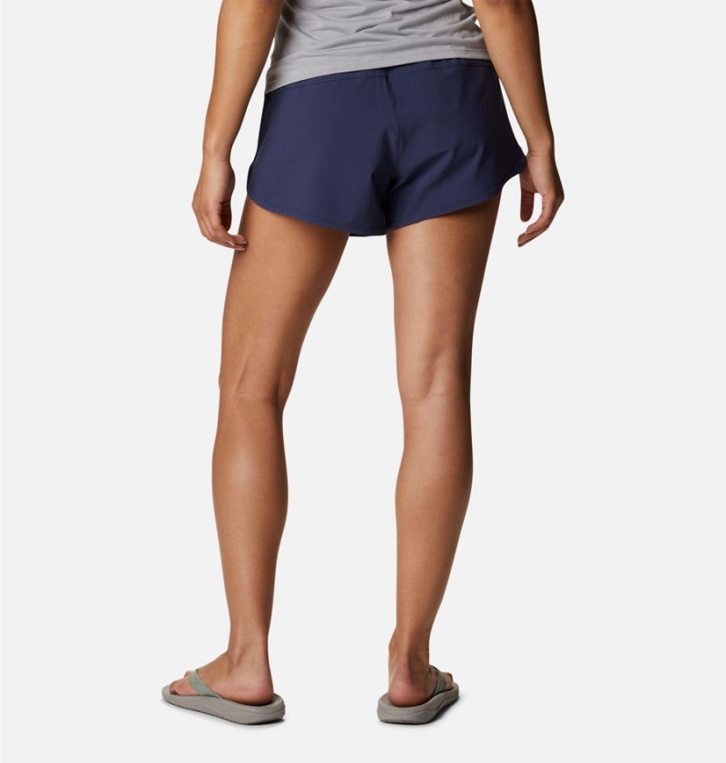 Columbia Bogata Bay Stretch Women's Shorts Navy | PYCGIM-305