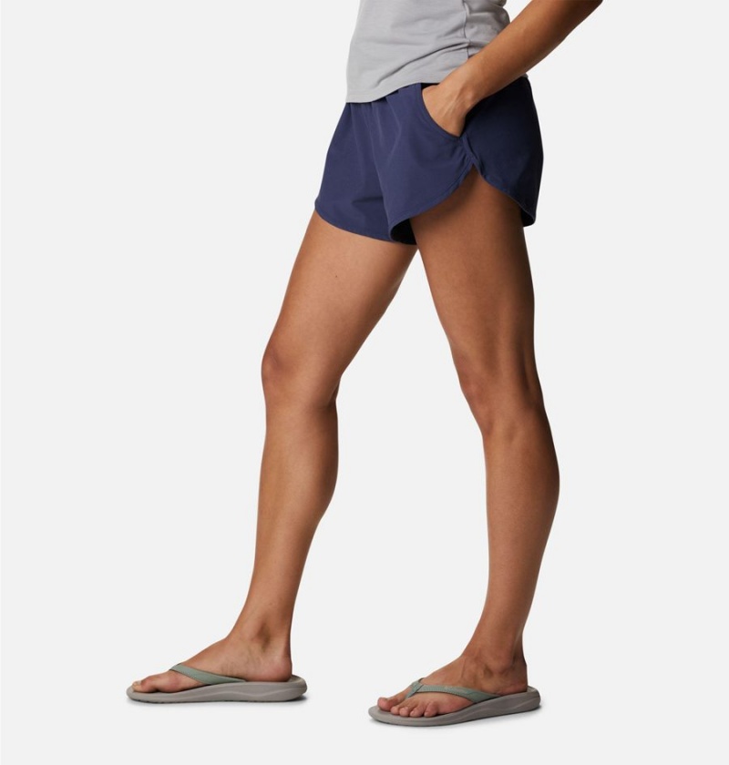 Columbia Bogata Bay Stretch Women's Shorts Navy | PYCGIM-305