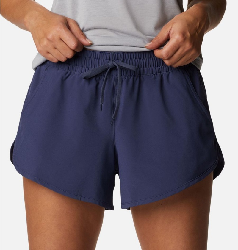 Columbia Bogata Bay Stretch Women's Shorts Navy | PYCGIM-305