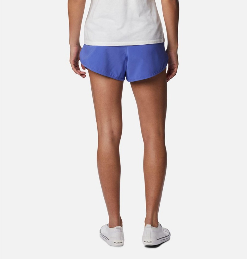 Columbia Bogata Bay Stretch Women's Shorts Purple | UYZGJE-286