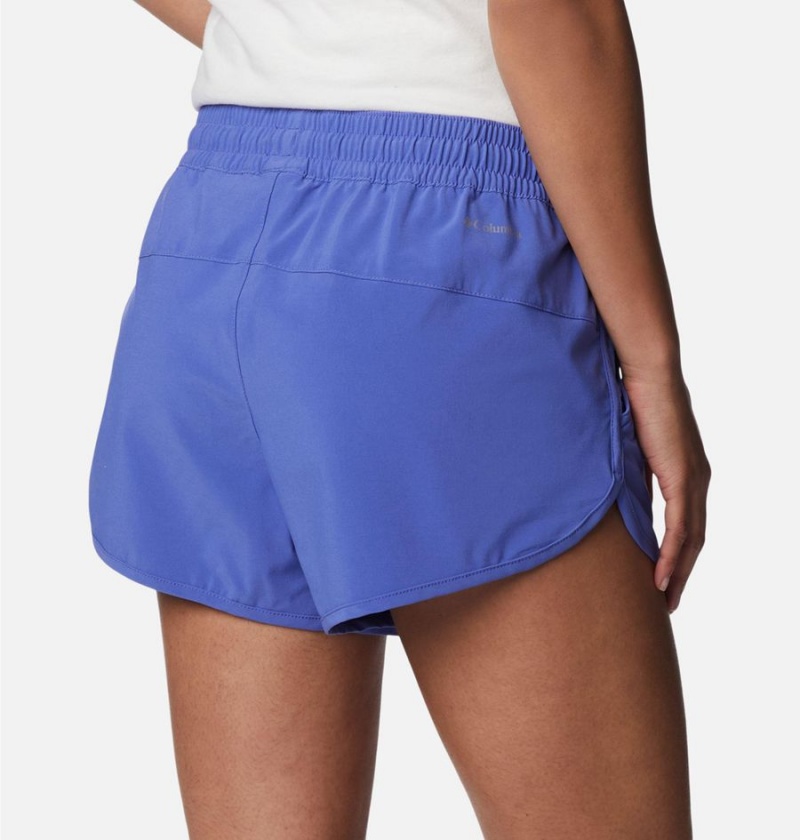 Columbia Bogata Bay Stretch Women's Shorts Purple | UYZGJE-286