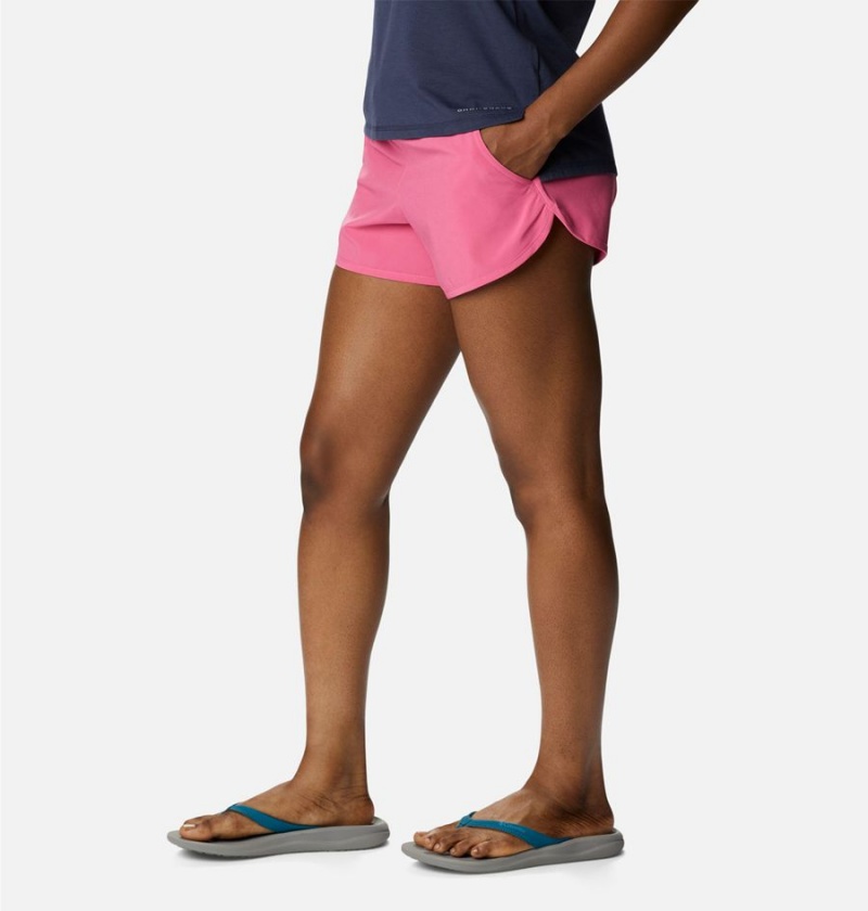 Columbia Bogata Bay Stretch Women's Shorts Pink | IWQYEG-984