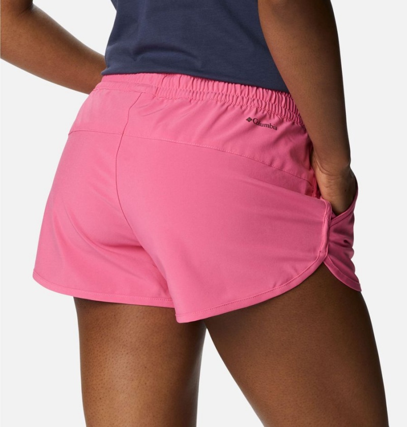 Columbia Bogata Bay Stretch Women's Shorts Pink | IWQYEG-984