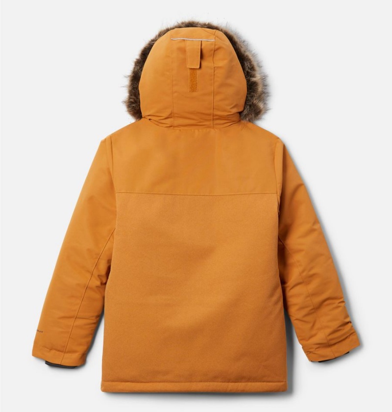 Columbia Boundary Bay Down Parka Kids' Jacket Orange | FOUCRJ-072