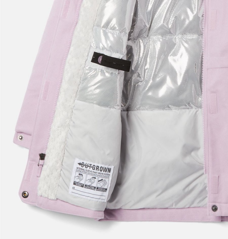 Columbia Boundary Bay Down Parka Kids' Jacket Pink | BQOHLU-935