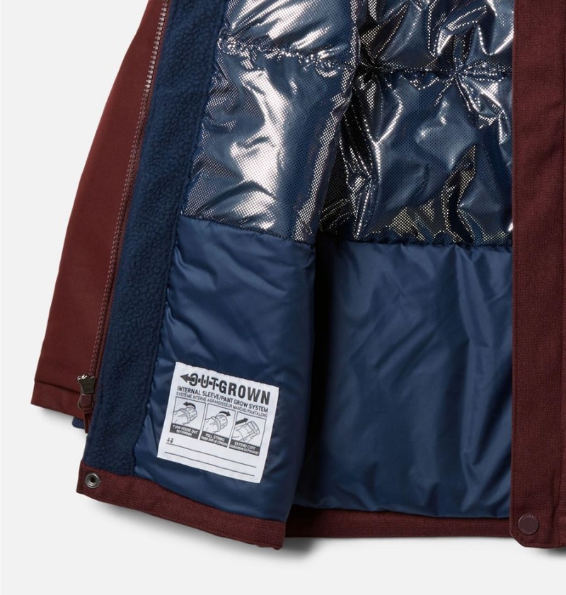 Columbia Boundary Bay Down Parka Kids' Jacket Red | JTCOWE-150