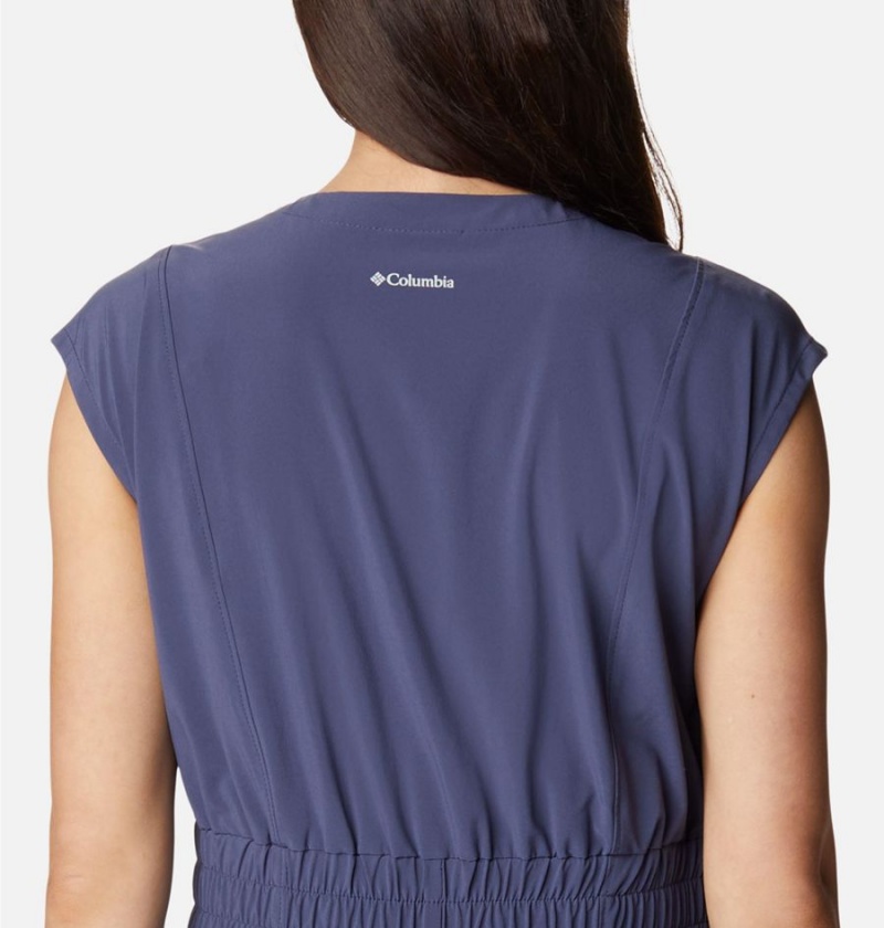 Columbia Boundless Beauty One Piece Women's Dress Navy | ZFIYWU-985